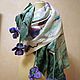 milled stole 'Irises', Wraps, Moscow,  Фото №1