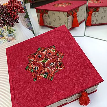 Шкатулки: Маки. Любимый крестик. Шкатулки ручной работы - Ярмарка Мастеров Шкатулки ручной работы. Ярмарка Мастеров - ручная работа Шкатулки: Маки. Handmade.