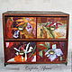 Mini chest of drawers Orchids. Mini Dressers. Gifts from Irina Egorova. Online shopping on My Livemaster.  Фото №2