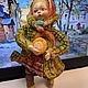 Ватная игрушка. интерьерная кукла.Елочная игрушка. Интерьерная кукла. Ватные интерьерные игрушки. Евгения. Интернет-магазин Ярмарка Мастеров.  Фото №2