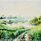 The picture Morning watercolor. Pictures. gaychuk. Online shopping on My Livemaster.  Фото №2