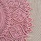 Салфетка крючком Розовый сад. Декоративные салфетки. Ирискины штучки (IrisGifts). Ярмарка Мастеров.  Фото №4