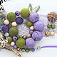 "Lavender field". Комплекты украшений. MarinaBelle. Ярмарка Мастеров.  Фото №4