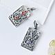 Кулон карта  Таро Маг The Magician серебро. Кулон. Aventure.Jewelry. Ярмарка Мастеров.  Фото №4