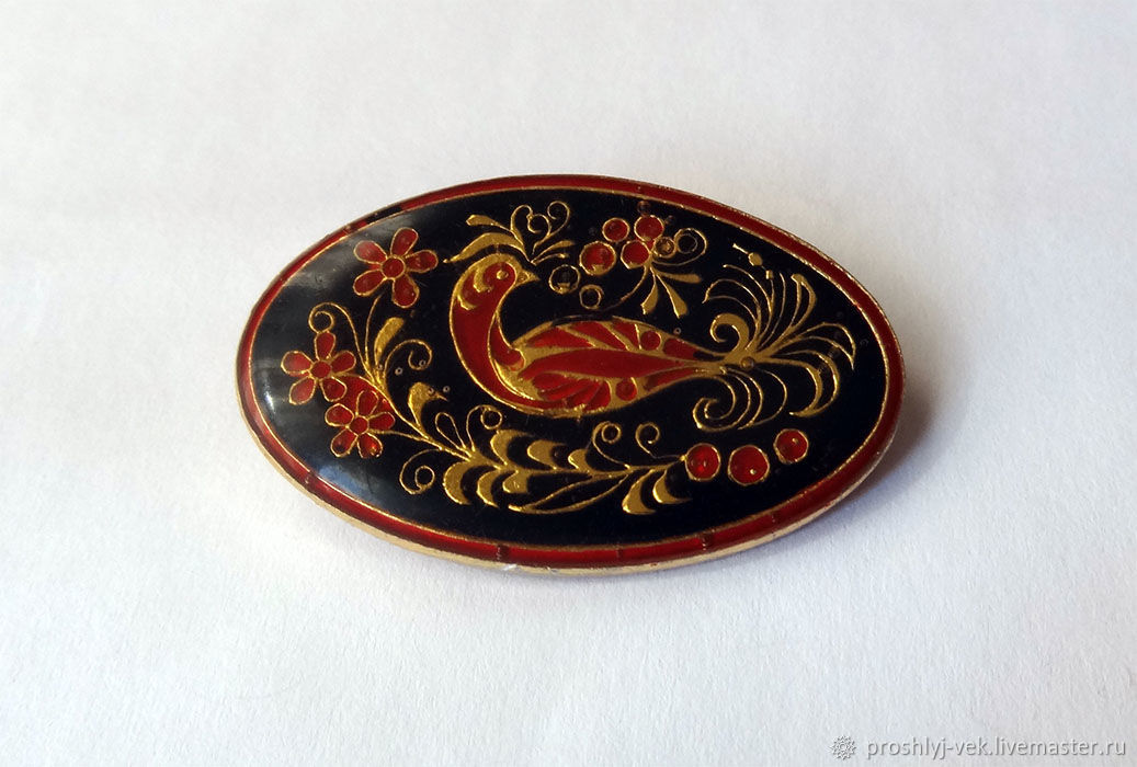 Firebird, enamel, 1970s, Vintage brooches, Moscow,  Фото №1