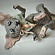 Заказать Кот Сфинкс Игрушка мягкая Серия "BabySphynx". Юлия Берг RatBerry. Ярмарка Мастеров. . Мягкие игрушки Фото №3