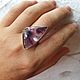 Кольцо с аметистом. Кольца. Vadjra-jewelry. Ярмарка Мастеров.  Фото №5