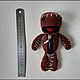 Сэкбой Вязаный человечек " Little big planet ". Мягкие игрушки. City-нити_161. Ярмарка Мастеров.  Фото №11