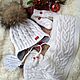 Комплект зимний "Snow Prince" шапка, шарф, варежки, Шапки, Москва,  Фото №1