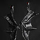 Крылья Носферату - длинные серьги крылья летучей мыши goth vamp, Серьги классические, Истра,  Фото №1
