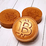 Косметика ручной работы handmade. Livemaster - original item Handmade Bitcoin soap cryptocurrency as a gift to a crypto investor. Handmade.