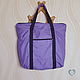 Zipper Shopper bag made of waterproof fabric. Shopper. Denimhandmade.Olga. Online shopping on My Livemaster.  Фото №2