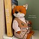 Тедди Лис Марк с книгой. Тедди Зверята. AVM.Teddy (Анна Власова). Ярмарка Мастеров.  Фото №6