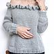 Джемпер Lace из пуха норки. Джемперы. pautinka.tint. Интернет-магазин Ярмарка Мастеров.  Фото №2