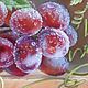 "Grapes after the rain and a butterfly". Pictures. Artist Iuliia Kravchenko (realism-painting). Online shopping on My Livemaster.  Фото №2