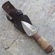 Knife 'Gor-1' dagger 95h18 suvel walnut. Knives. Artesaos e Fortuna. My Livemaster. Фото №5