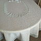 Oval linen tablecloth 250/140 Ivanovskaya stitch. Tablecloths. flax&lace. Online shopping on My Livemaster.  Фото №2
