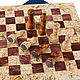 Order Chess made of stone 'Carthage' jasper and shell 30. H-Present more, than a gift!. Livemaster. . Chess Фото №3
