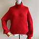 Свитер оверсайз "Alpaca boom" с беби альпакой. Свитеры. FAVORITE KNITWEAR (Наталья). Ярмарка Мастеров.  Фото №7