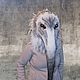 Заказать Máscara de Lofaminus, pájaro blanco, pájaro de nieve, traje de teatro,. AnzhWoolToy (AnzhelikaK). Ярмарка Мастеров. . Cosplay costumes Фото №3