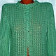 Coat 'turquoise tenderness'. Cardigans. In the rhythm of time. Knitting.. My Livemaster. Фото №5