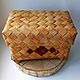 Bread basket made of birch bark ' Birch bark box'. The bins. Mochalka.. My Livemaster. Фото №6