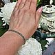 Браслет: Изумрудная дорожка. Браслет-цепочка. Jewelry fashion. Ярмарка Мастеров.  Фото №8
