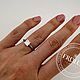 Помолвочное кольцо с бриллиантом Принцесса 1 карат. Кольцо помолвочное. FROLOF JEWELRY. Ярмарка Мастеров.  Фото №5