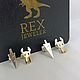 Заказать Серьги - гвоздики. Rexjeweler. Ярмарка Мастеров. . Серьги-пусеты Фото №3