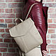 Backpack made of genuine leather ' Beige-2'. Backpacks. alekseevaksenia. Online shopping on My Livemaster.  Фото №2