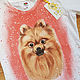 T-shirt with hand-painted Portrait of a dog. T-shirts. Kozachenko_Hand painted clotthing. Online shopping on My Livemaster.  Фото №2