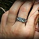 "Гинкго" серебряное кольцо. Кольца. Сны леса. Ярмарка Мастеров.  Фото №5
