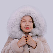 Одежда детская handmade. Livemaster - original item Children`s natural fur coat 