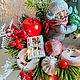 Новогодняя композиция на стол. Новогодние композиции. VS_handmade. Ярмарка Мастеров.  Фото №6