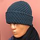 Men's hat WIND OF CHANGE Italian yarn 100%-merino. Caps. homemade_knitwear. My Livemaster. Фото №5