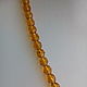 Vintage necklaces: Faceted honey beads. Vintage necklace. SIGNATYR. Online shopping on My Livemaster.  Фото №2