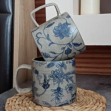 Посуда ручной работы. Ярмарка Мастеров - ручная работа Кружка керамическая. Handmade.