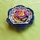 Brooch textile (6). Brooches. Irennovikova. Online shopping on My Livemaster.  Фото №2