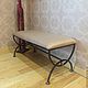 Bench-bench wrought iron. Banquettes. KovkaHome (Jilia). Online shopping on My Livemaster.  Фото №2