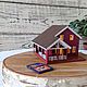 Miniature copy of a country house to order by photo, night Light candle holder. Name souvenirs. Trees may - creative workshop. My Livemaster. Фото №4