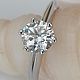 Серебряное кольцо с муассанитом 2,6 карат. Кольца. Silverluxe. Ярмарка Мастеров.  Фото №6
