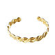 Twisted bracelet, hard bracelet 'Turns' gold bracelet 2023. Hard bracelet. Irina Moro. My Livemaster. Фото №4