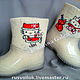 children's boots are 'based On 'Helloy, Kitty', Footwear for childrens, Moscow,  Фото №1