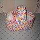 Basket carrying, blanket, pillow and cap for babies, Clothes for dolls, Permian,  Фото №1