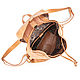 Women's leather backpack 'Paulina' (peach). Backpacks. Russian leather Guild. My Livemaster. Фото №5
