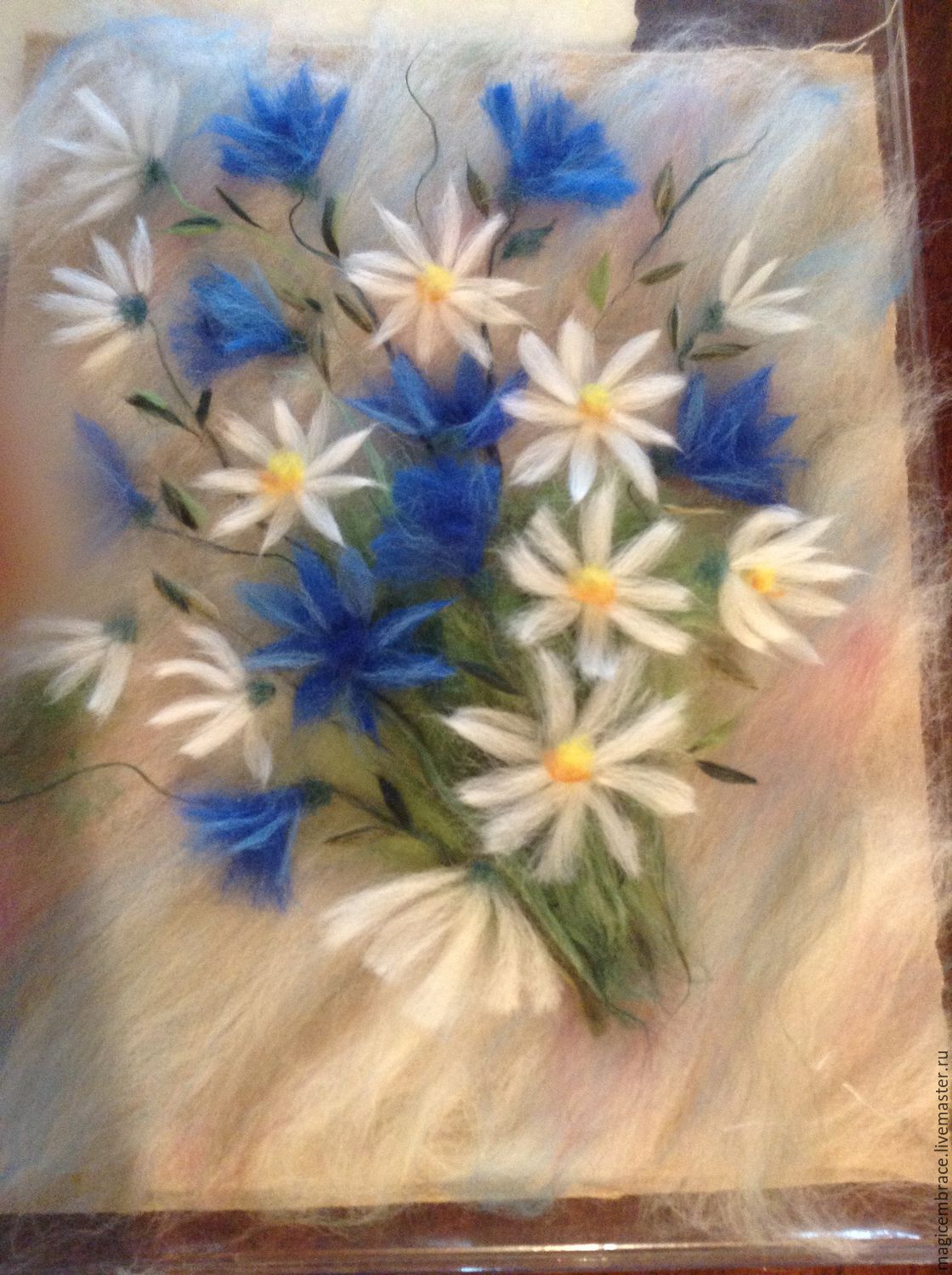 Шерстяная акварель ' ЛЕТНИЙ БУКЕТ'. в интернет-магазине на Ярмарке ...