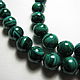 Natural malachite beads, African. Zaire, 8 mm light. Beads1. Elena (luxury-fittings). My Livemaster. Фото №4