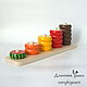 Wooden sorter-pyramid fruit 15 elements. Play sets. Very big ears (verybigears). Online shopping on My Livemaster.  Фото №2