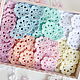Set of 70pcs mini napkins in delicate colors 4cm, Scrapbooking Elements, Sosnovyj Bor,  Фото №1