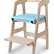 Мягкая подушка для растущего стула ALPIKA-BRAND Egoza, голубая. Мебель для детской. Alpika-brand. Интернет-магазин Ярмарка Мастеров.  Фото №2